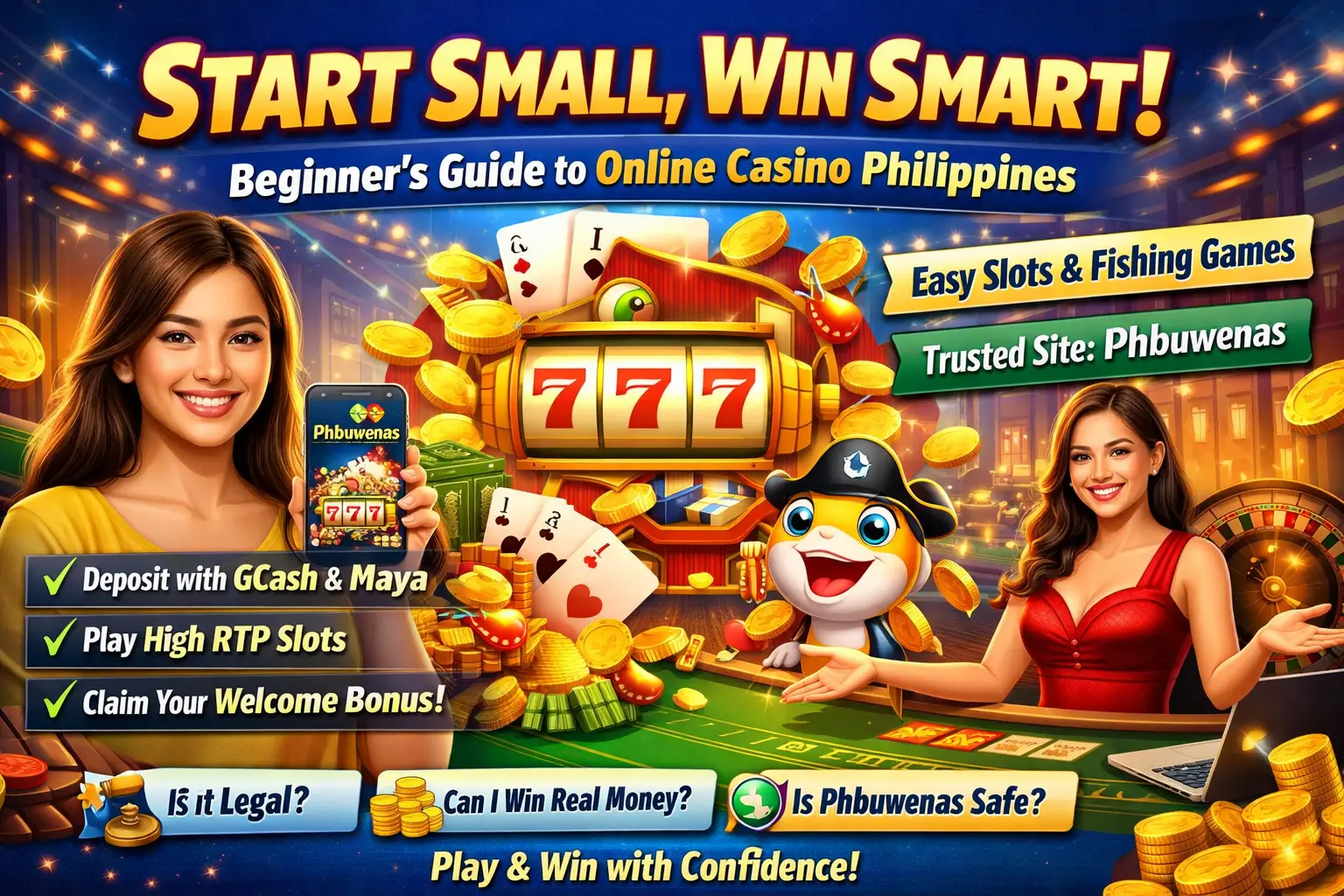 Online Casino Philippines Beginner Guide 2026: Start Small, Win Smart with Phbuwenas