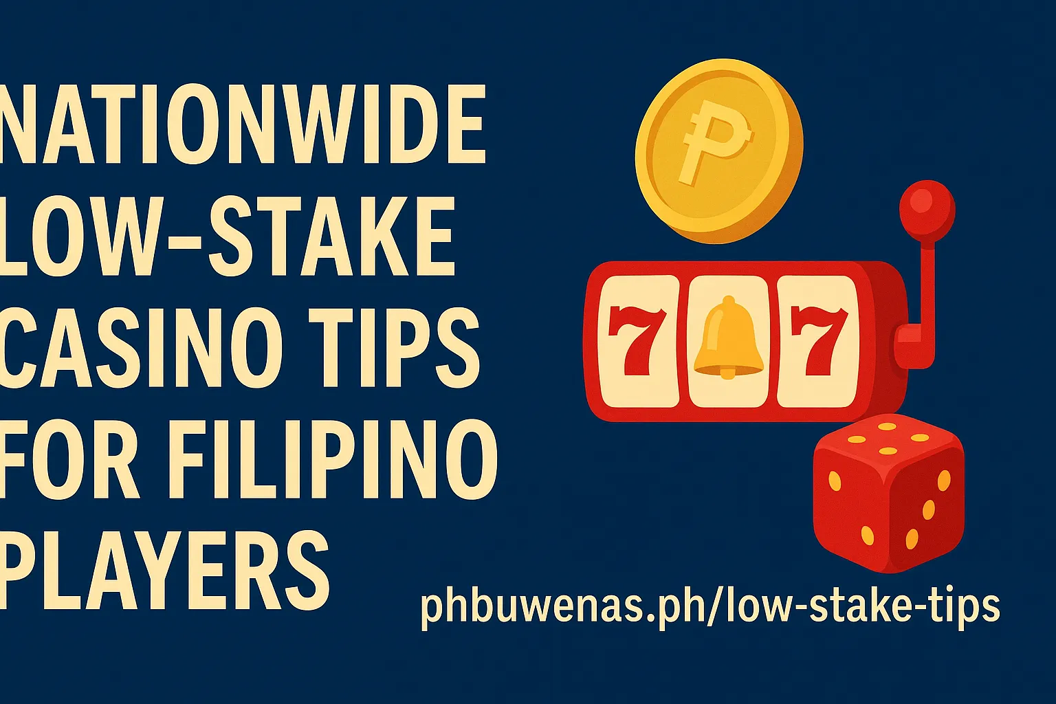 Nationwide Low‑Stake Casino Tips for Filipino Players