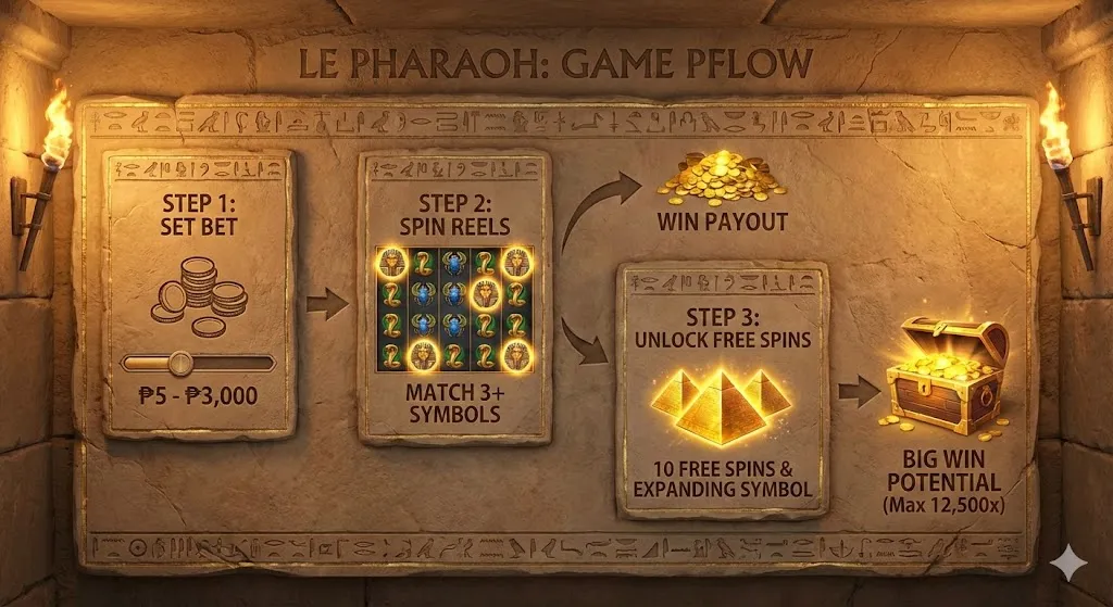 🎰 Le Pharaoh Slot Review – Secrets of the Golden Dynasty (PP SLOT | Phbuwenas)