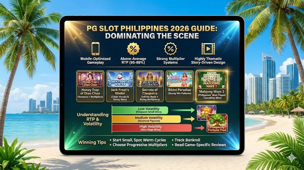 PG SLOT Philippines Ultimate Guide 2026 — Top Games, RTP, Volatility & Winning Secrets