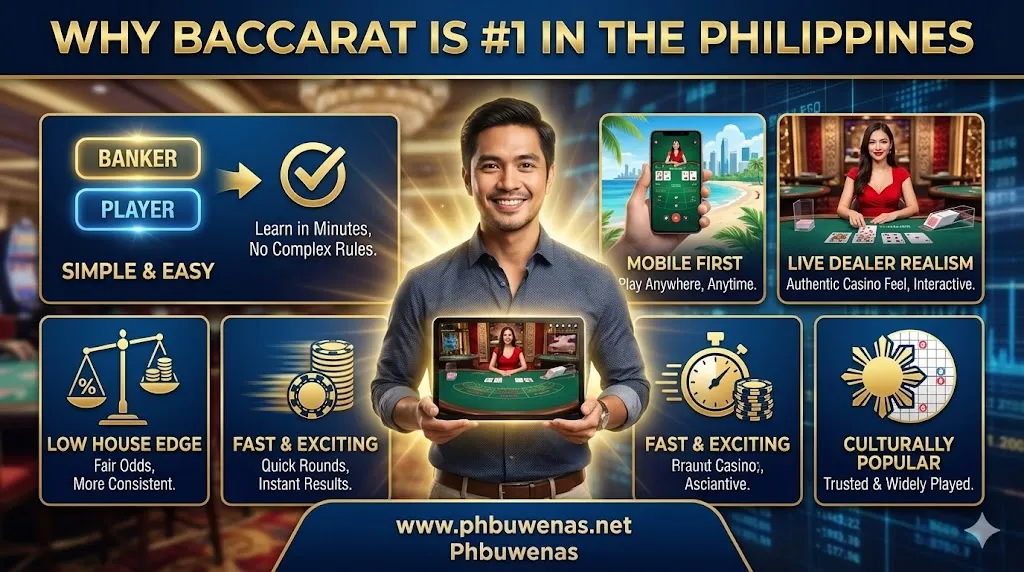 Why Baccarat Is the Most Popular Casino Game in the Philippines