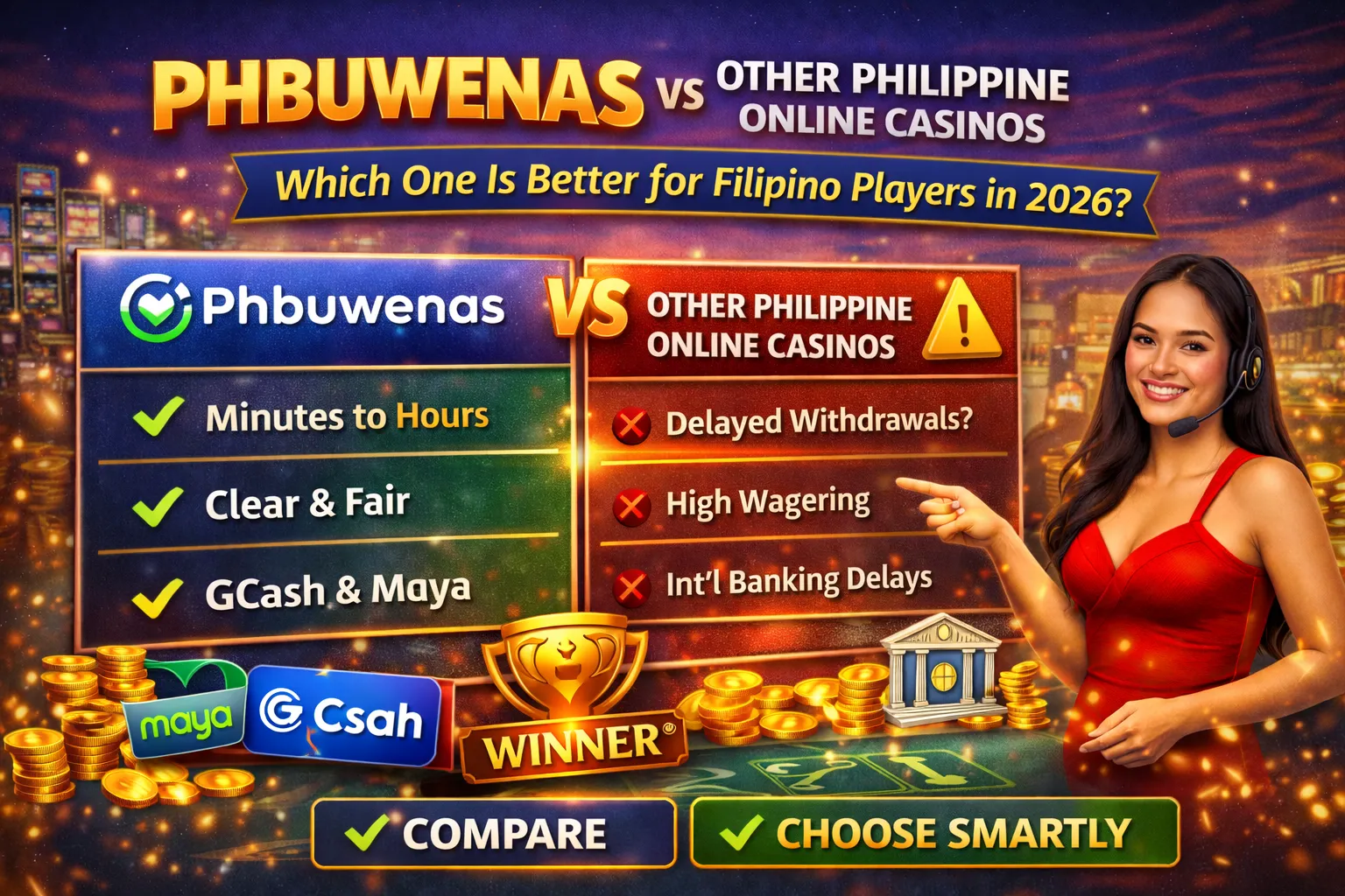 Phbuwenas or Other PH Casinos Better