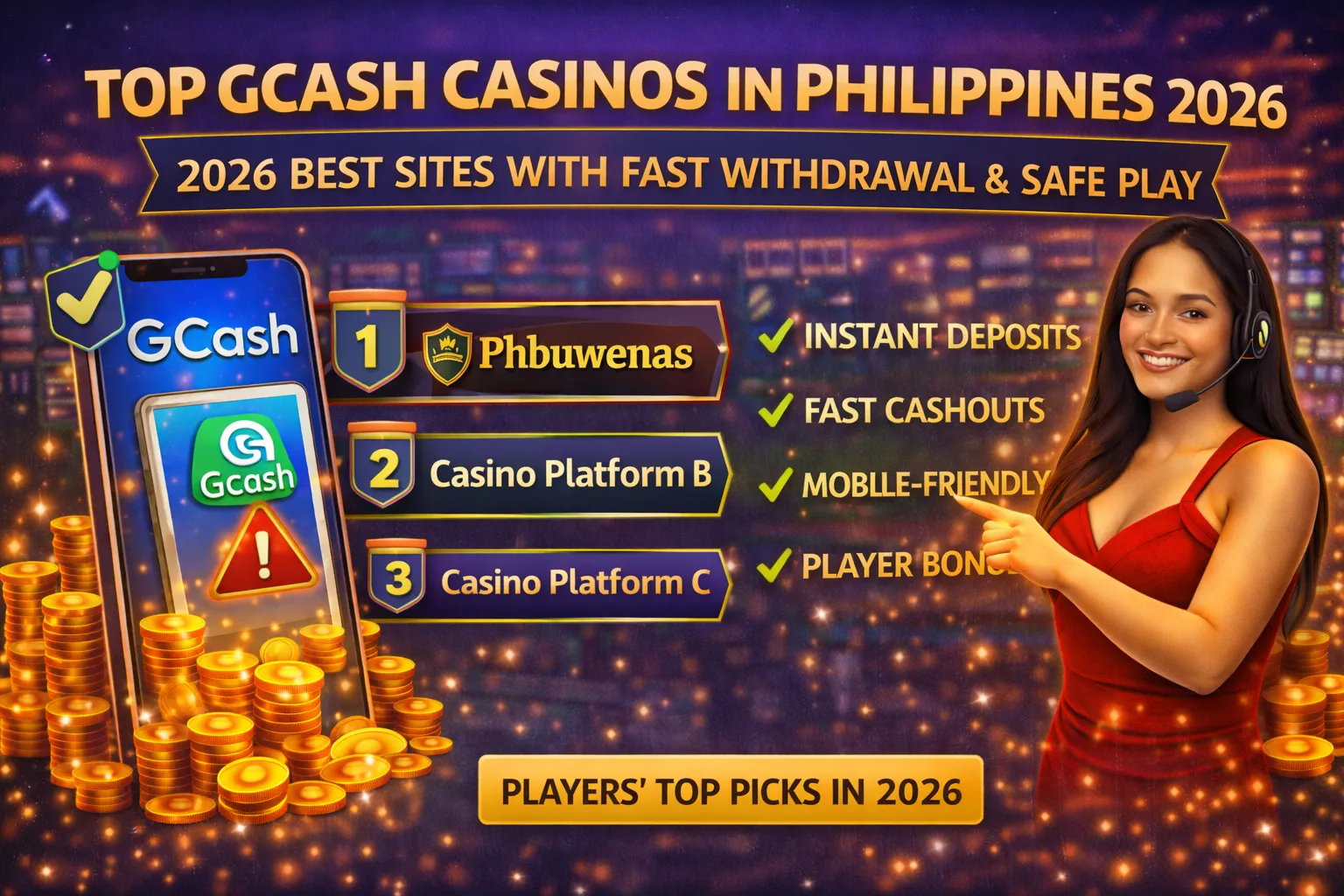 GCash Casino Sites with Quick Withdrawals
