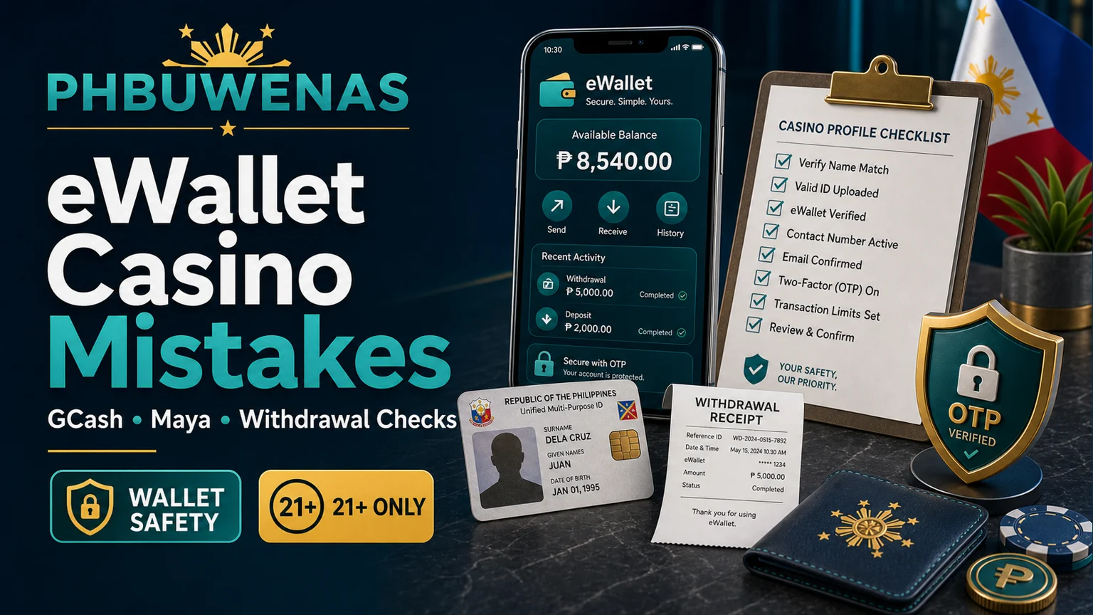 eWallet Casino Mistakes Philippines: GCash, Maya, and Withdrawal Checks