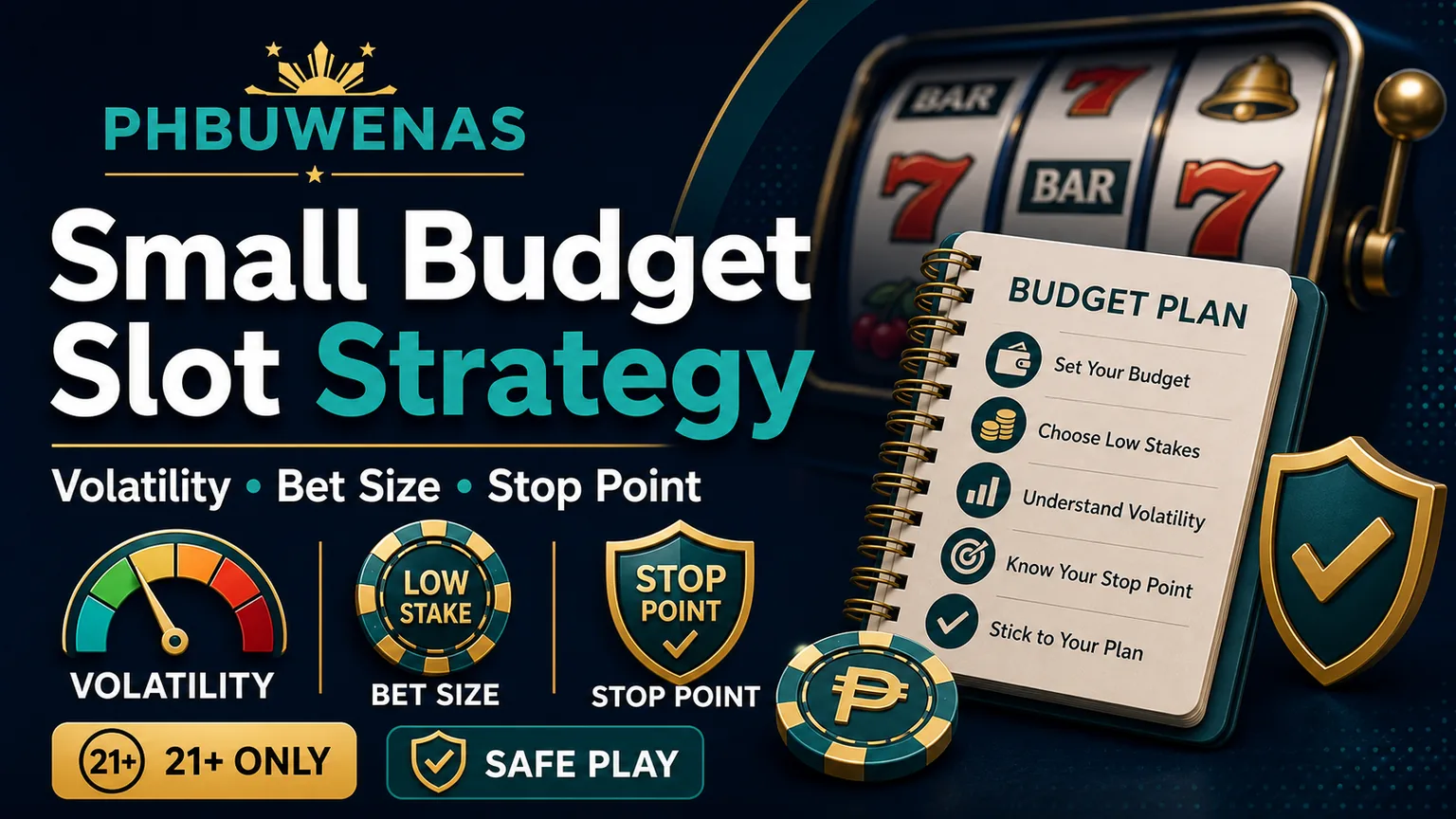 Small Budget Slot Strategy Philippines: Volatility, Bet Size, and Stop Points